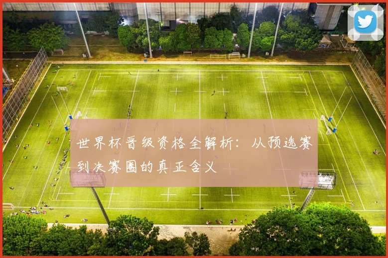 世界杯晋级资格全解析:从预选赛到决赛圈的真正含义